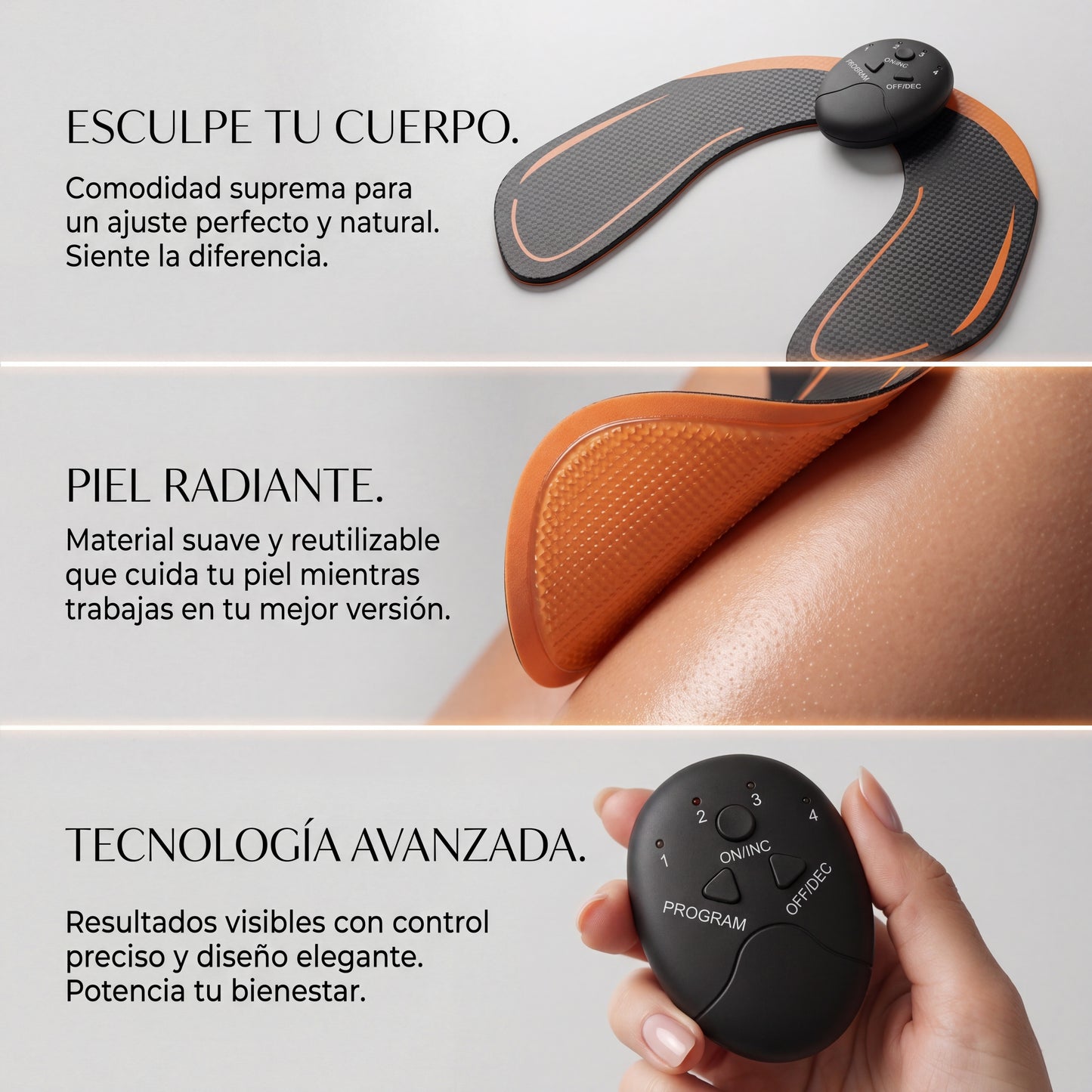 Vitalis® Bum Tonic: Estimulador Tonificador de Glúteos