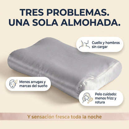 Seda Sleep™ — Almohada Ergonómica Belleza y Bienestar